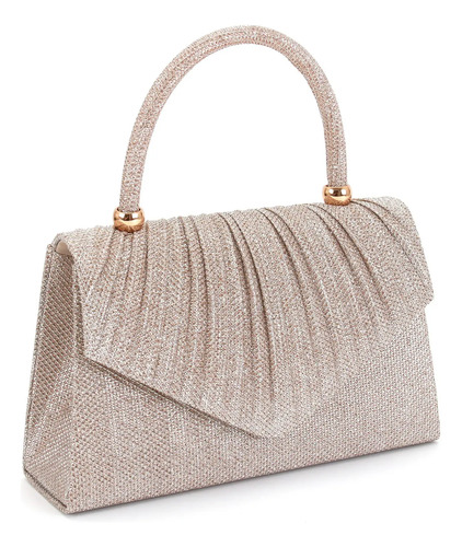 Bolso Bandolera/mano Con Estrás Brillantes Elegante Fiesta