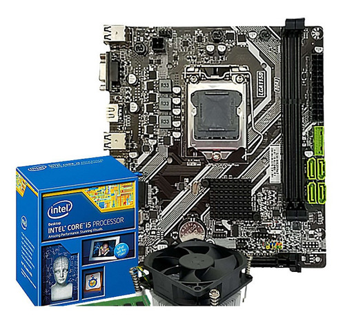 Kit I5 4590 - 4ª Geração + Placa Mãe  H81 + 8 Gb Ddr3