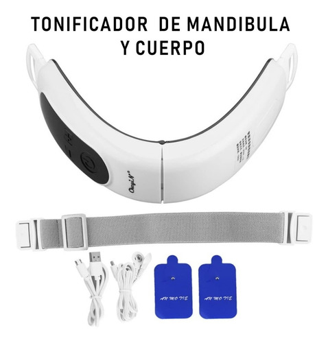 Reductor De Papada Tonifica Cuerpo Y Mandibula Electrodo Ems