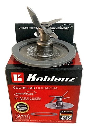 Aspa Para Licuadoras Koblenz Original