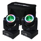 Cabeza Movil Led Beam 1x60w Rgbw + 12pz Smd Rgb Pack 2 Msi