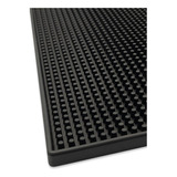 Alfombra Escurridora De 45 Cm X 30 Cm Para Platos Y Tazas De Pvc Negro