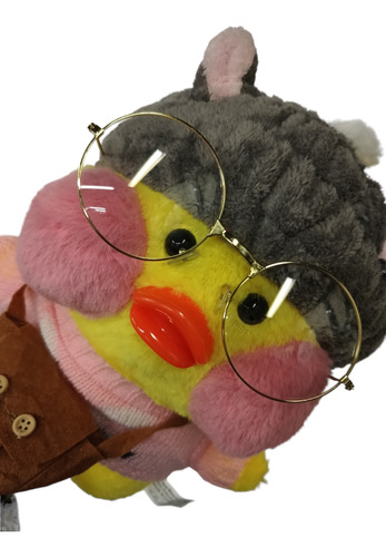 Lalafanfan Pato Patito Peluche Con Accesorios