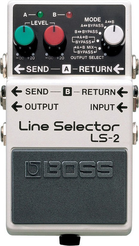 Boss Ls-2 Pedal Compacto  Line Selector  Switch De Señal
