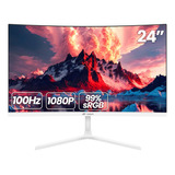 Monitor Curvo De 24 Full Hd 1920x1080p 100 Hz 99% Srgb Filtr