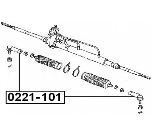 Terminal De Direccion Nissan 200sx/240sx 94-99 Foto 3