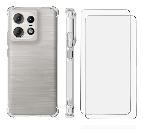 Funda Para Moto Edge 50 Pro Suave Carcasa + 2mica