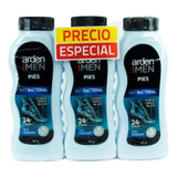 3 Talcos Arden For Men Pies Antibacterial - g a $74