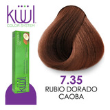 Tinte Kuul Profesional Tono K7.35 Rubio Dorado Caoba 90 Ml +