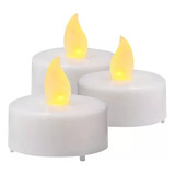 6 Velas Velitas Led Calida Con Pila Decoracion Evento Fiesta