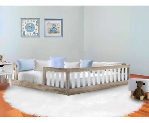 Cama Infantil Casal Montessoriana Marina Ajwt