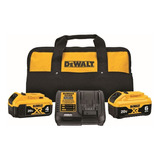 Kit Dewalt  Bolso Contratista + Cargador Y Baterías 