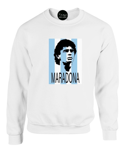 Buzo Saco Deportivo Maradona El Astro Del Futbol  Crewneck