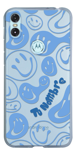 Funda Para Motorola Para Mujer Caritas Felices Con Tu Nombre