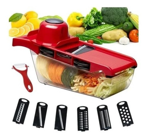 Rallador Mandoline 6 En 1 Nicer Dicer Picatodo Acero