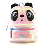 Mochila Espalda Panda Lentejuelas Peluche 12p Kooshi 91329