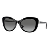 Gafas De Sol Vogue Sol Vo5515 M, Color Negro Con Marco De Nailon Estandar - Vo5515
