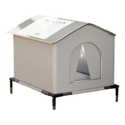 Dw Caseta Impermeable For Gatos Stray Cat Nest Con Alto
