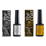 Kit 2 Top Coat Vòlia Gold E Silver Selante Glitter