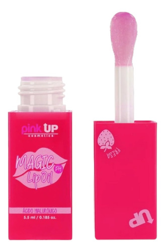 Magic Lip Oil Brillo De Labios Y Hialuronico Fresa Pink Up