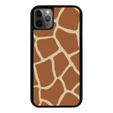 Funda Uso Rudo Tpu Para iPhone Jirafa Animal Printa Moda