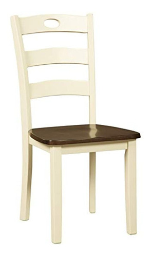 Silla De Comedor Con Diseño Exclusivo, Crema / Marrón