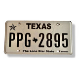 Placa Antigua Estadounidenses Del Estado De Texas # Ppg2895