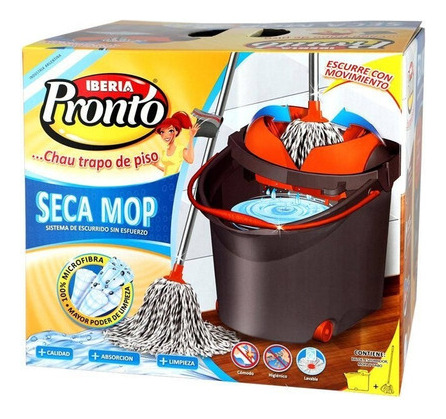 Mopa Seca Mop Con Balde Escurridor Iberia Pronto