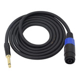 Cable De Altavoz Ts De 1/4  A Speakon Hembra | 2 M