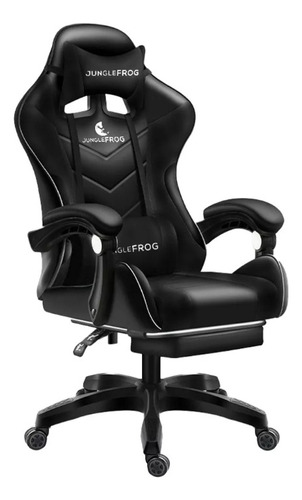 Silla Gamer Junglefrog Original Con Masajeador Y Reposa Pies