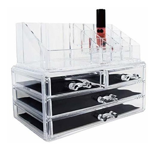 Ikee Design Organizador De Maquillaje Transparente Para El C