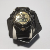 Reloj Casio G Shock Ga-710gb Multifunciones, Negro Dorado