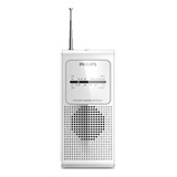 Radio Portátil Philips Ae1500 Am/fm De Bolsillo Blanco