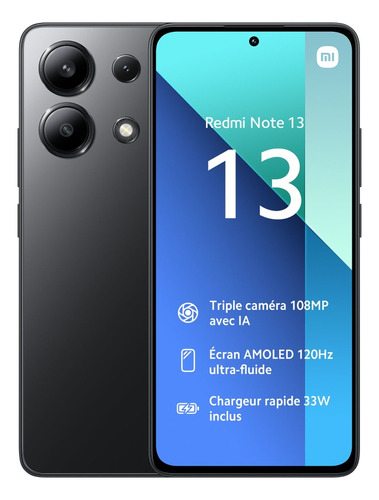 Xiaomi Redmi Note 13 4g Negro (midnight Black) 8/256gb