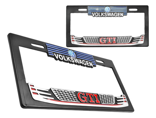 Juego Porta Placas Maxi Universal Volkswagen Gti-r