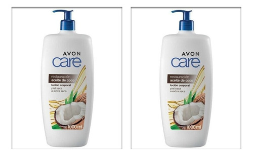 X 2 Avon Care Crema Aceite Coco