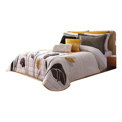 Edredón Neo Zermatt King Size Xl Poliester Mostaza Concord Zermartt | MercadoLibre