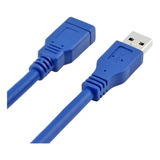 Cabo Extensor Usb 3.0 Macho Para Fêmea 3 Metros 