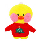 Peluche Pato Lalafanfan 30cm + Disfraz Conejo Patito Tik Tok