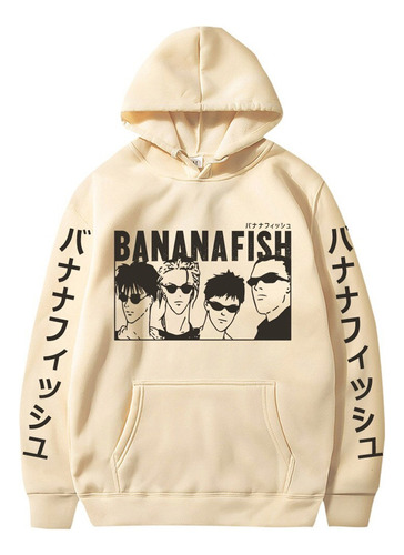 Sudadera Con Capucha Anime Banana Fish, Tops Acogedores, Sud