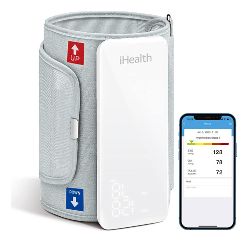 Ihealth Neo Monitor Inalámbrico De Presión Arterial, Puñ.