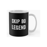 Taza Skip Bo Legend Mejor Regalo Para Jugador De Juego De Me