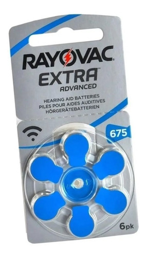 Pilas Audífono Rayovac Extra Advanced Blister 6 Pilas