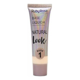 Base Ruby Rose Natural Look - Gama Nude Brasileras Tono Nude 1