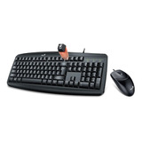 Combo Teclado Mouse Genius Smart Km-200 Usb Negro Km 200