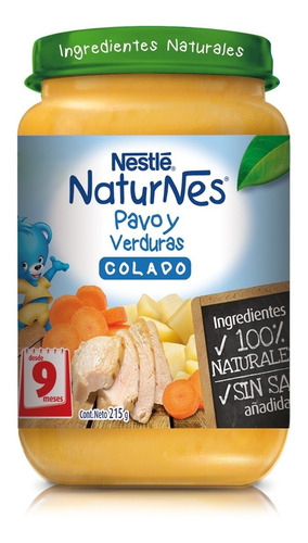 Colado Nestlé® Naturnes® Pavo Y Verduras 215g