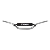 Guidão Ims Cross Bar Alto Cinza Aluminio