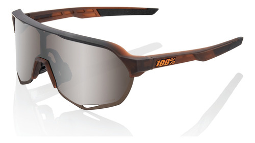 Lentes Deportivos 100% S2 Matte Café Silver Mirror Lens