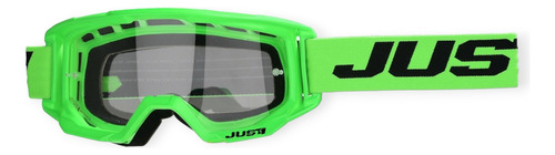 Googles Just1 Vitro Verde Motocross Enduro Downhill Rzr Mtb Lente Agua Armazón Verde Lima Talla Unitalla