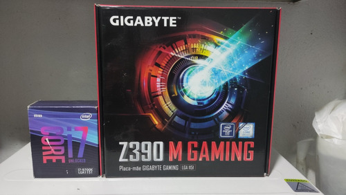 Placa Mãe Z390 + I7 9700k